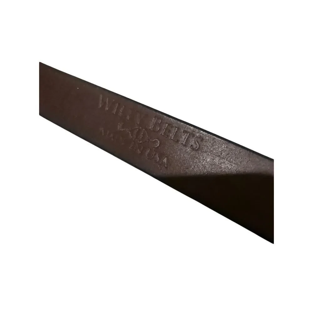 Wiley Belts Leather Belt Made in the USA Men’s Sz. 38